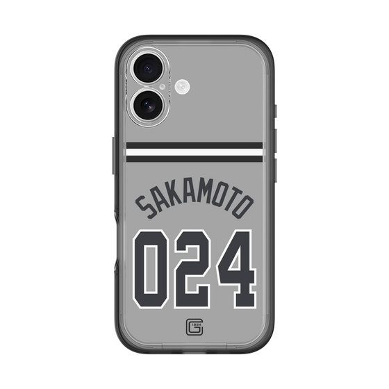 スリムプロテクションプレミアムケース［ 読売ジャイアンツ - #024 SAKAMOTO - ビジター ］
