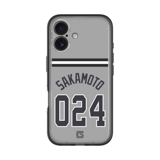 スリムプロテクションプレミアムケース［ 読売ジャイアンツ - #024 SAKAMOTO - ビジター ］