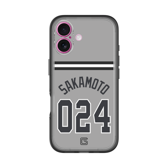 スリムプロテクションプレミアムケース［ 読売ジャイアンツ - #024 SAKAMOTO - ビジター ］