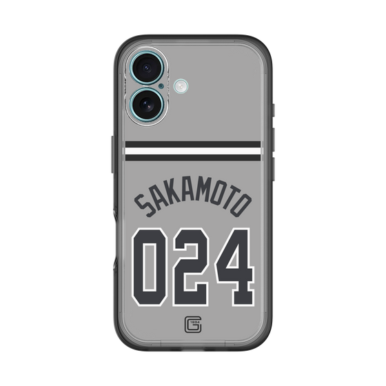 スリムプロテクションプレミアムケース［ 読売ジャイアンツ - #024 SAKAMOTO - ビジター ］