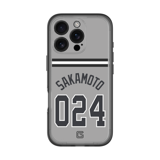 スリムプロテクションプレミアムケース［ 読売ジャイアンツ - #024 SAKAMOTO - ビジター ］