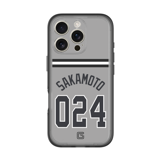 スリムプロテクションプレミアムケース［ 読売ジャイアンツ - #024 SAKAMOTO - ビジター ］