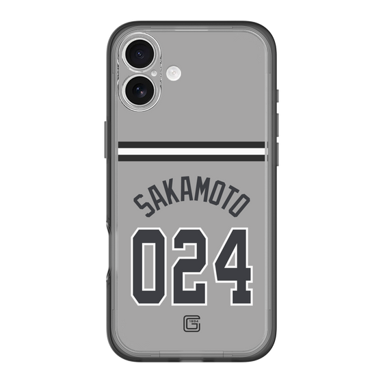 スリムプロテクションプレミアムケース［ 読売ジャイアンツ - #024 SAKAMOTO - ビジター ］