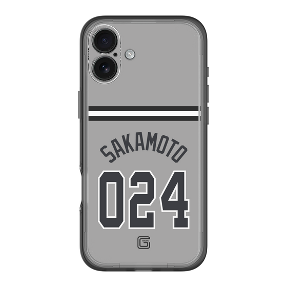スリムプロテクションプレミアムケース［ 読売ジャイアンツ - #024 SAKAMOTO - ビジター ］