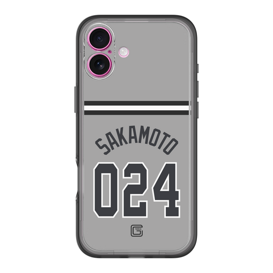 スリムプロテクションプレミアムケース［ 読売ジャイアンツ - #024 SAKAMOTO - ビジター ］