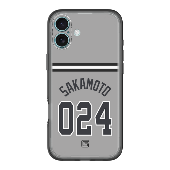 スリムプロテクションプレミアムケース［ 読売ジャイアンツ - #024 SAKAMOTO - ビジター ］