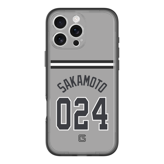 スリムプロテクションプレミアムケース［ 読売ジャイアンツ - #024 SAKAMOTO - ビジター ］