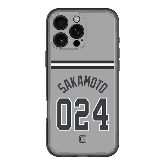 スリムプロテクションプレミアムケース［ 読売ジャイアンツ - #024 SAKAMOTO - ビジター ］