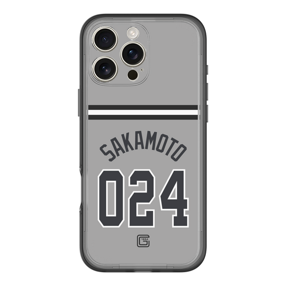 スリムプロテクションプレミアムケース［ 読売ジャイアンツ - #024 SAKAMOTO - ビジター ］
