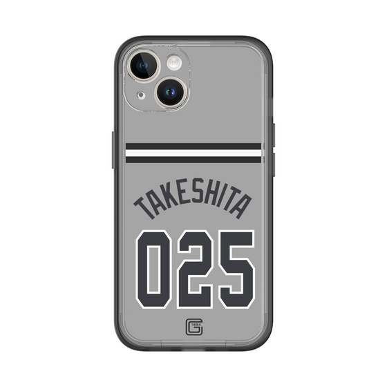 スリムプロテクションプレミアムケース［ 読売ジャイアンツ - #025 TAKESHITA - ビジター ］