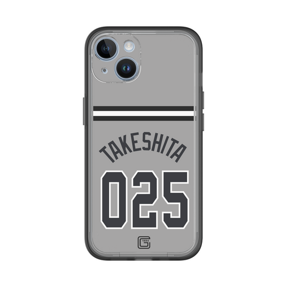 スリムプロテクションプレミアムケース［ 読売ジャイアンツ - #025 TAKESHITA - ビジター ］