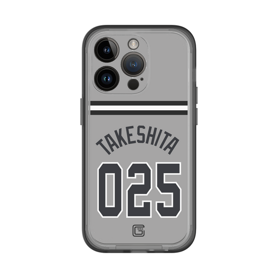 スリムプロテクションプレミアムケース［ 読売ジャイアンツ - #025 TAKESHITA - ビジター ］