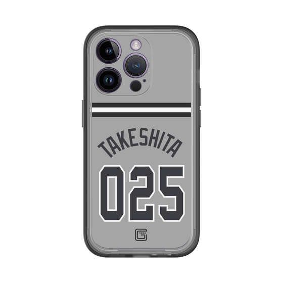 スリムプロテクションプレミアムケース［ 読売ジャイアンツ - #025 TAKESHITA - ビジター ］