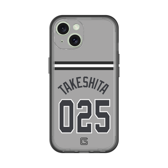 スリムプロテクションプレミアムケース［ 読売ジャイアンツ - #025 TAKESHITA - ビジター ］