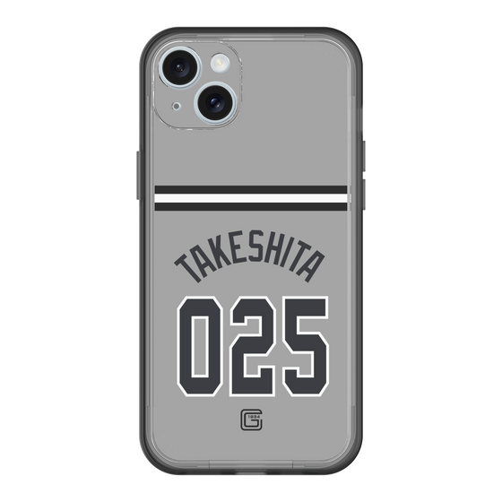 スリムプロテクションプレミアムケース［ 読売ジャイアンツ - #025 TAKESHITA - ビジター ］