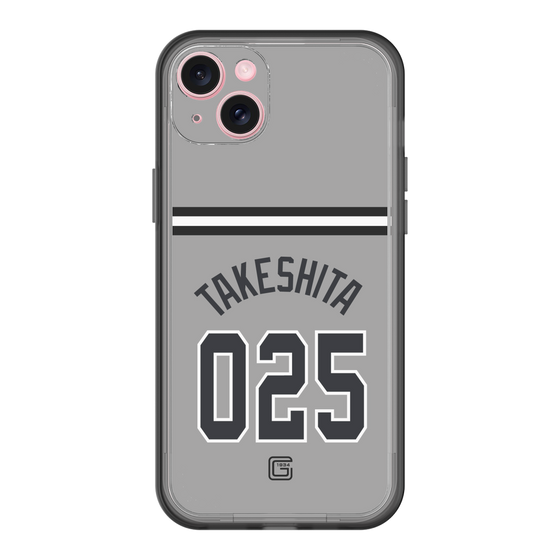 スリムプロテクションプレミアムケース［ 読売ジャイアンツ - #025 TAKESHITA - ビジター ］