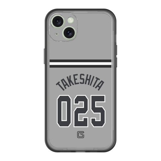 スリムプロテクションプレミアムケース［ 読売ジャイアンツ - #025 TAKESHITA - ビジター ］