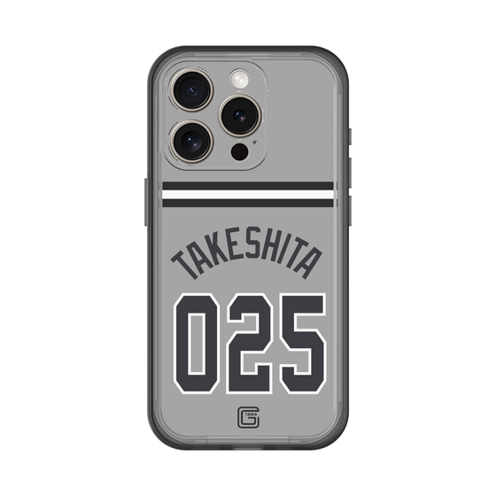 スリムプロテクションプレミアムケース［ 読売ジャイアンツ - #025 TAKESHITA - ビジター ］