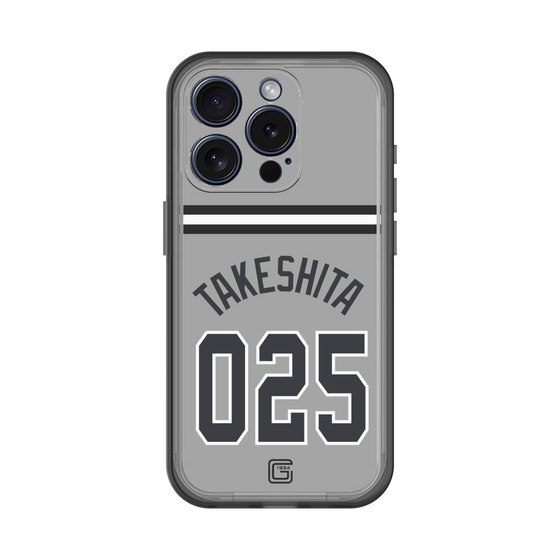 スリムプロテクションプレミアムケース［ 読売ジャイアンツ - #025 TAKESHITA - ビジター ］