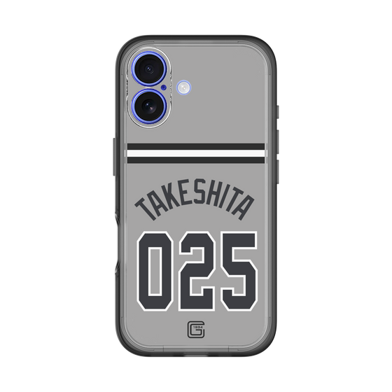 スリムプロテクションプレミアムケース［ 読売ジャイアンツ - #025 TAKESHITA - ビジター ］
