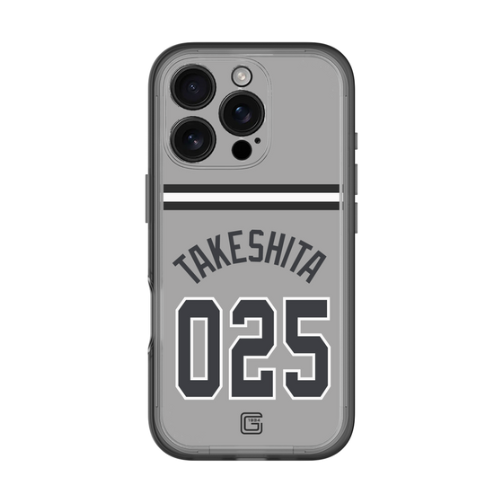 スリムプロテクションプレミアムケース［ 読売ジャイアンツ - #025 TAKESHITA - ビジター ］