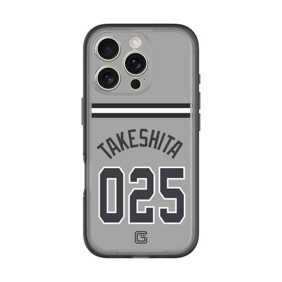 スリムプロテクションプレミアムケース［ 読売ジャイアンツ - #025 TAKESHITA - ビジター ］