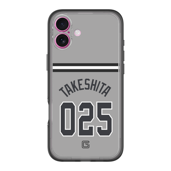 スリムプロテクションプレミアムケース［ 読売ジャイアンツ - #025 TAKESHITA - ビジター ］
