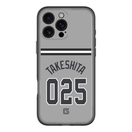 スリムプロテクションプレミアムケース［ 読売ジャイアンツ - #025 TAKESHITA - ビジター ］