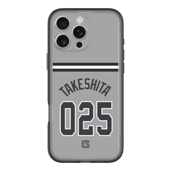 スリムプロテクションプレミアムケース［ 読売ジャイアンツ - #025 TAKESHITA - ビジター ］