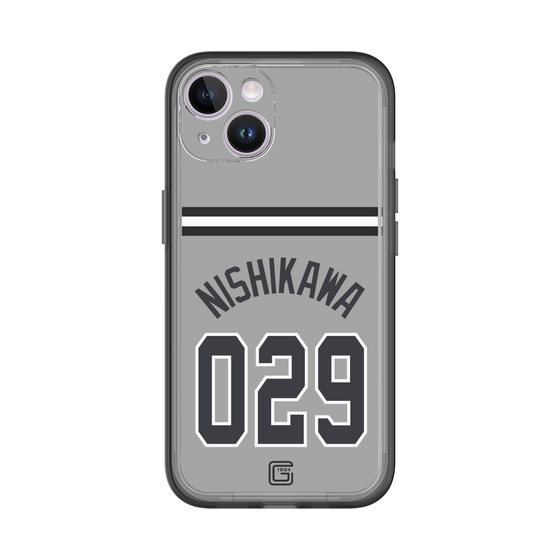 スリムプロテクションプレミアムケース［ 読売ジャイアンツ - #029 NISHIKAWA - ビジター ］
