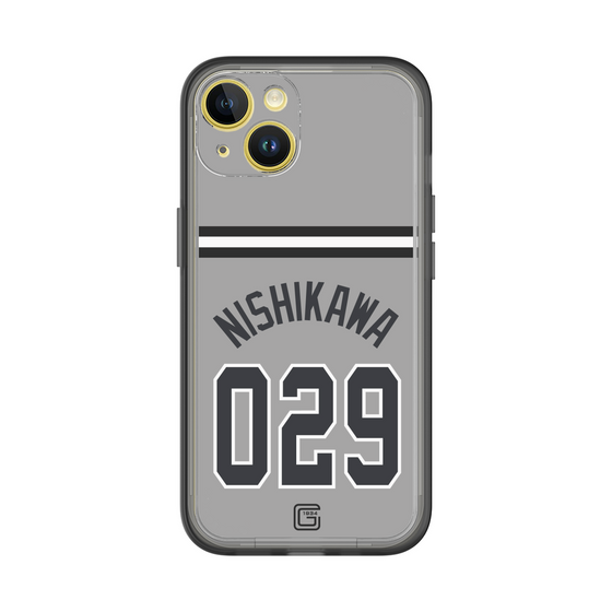 スリムプロテクションプレミアムケース［ 読売ジャイアンツ - #029 NISHIKAWA - ビジター ］