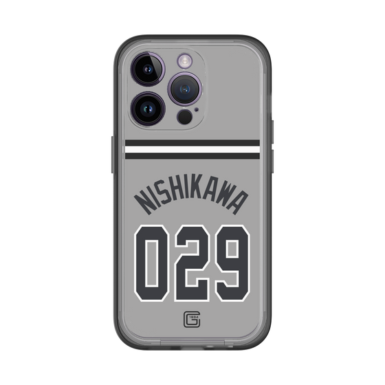 スリムプロテクションプレミアムケース［ 読売ジャイアンツ - #029 NISHIKAWA - ビジター ］