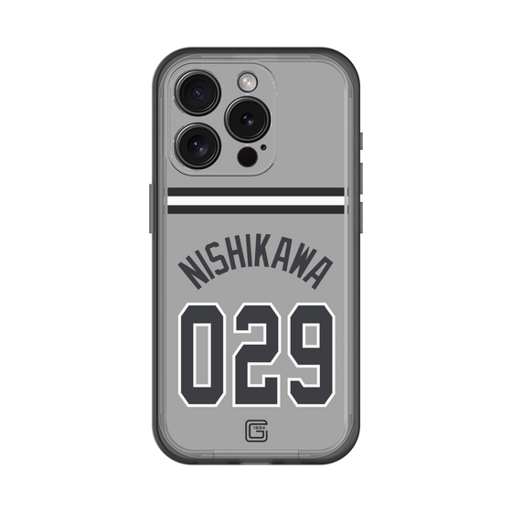 スリムプロテクションプレミアムケース［ 読売ジャイアンツ - #029 NISHIKAWA - ビジター ］