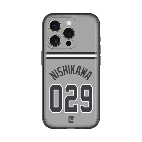スリムプロテクションプレミアムケース［ 読売ジャイアンツ - #029 NISHIKAWA - ビジター ］