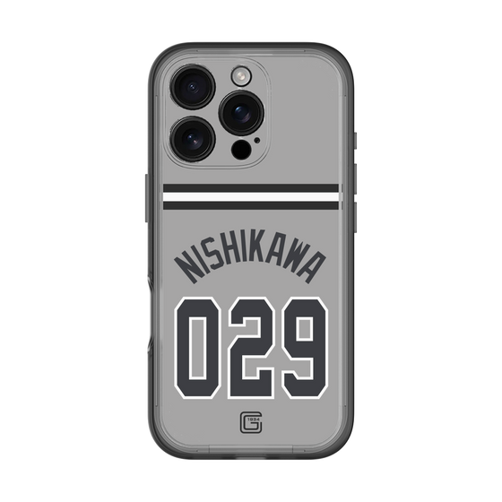 スリムプロテクションプレミアムケース［ 読売ジャイアンツ - #029 NISHIKAWA - ビジター ］