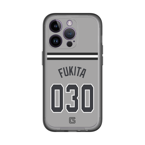 スリムプロテクションプレミアムケース［ 読売ジャイアンツ - #030 FUKITA - ビジター ］