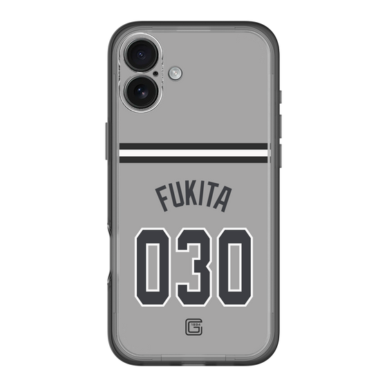 スリムプロテクションプレミアムケース［ 読売ジャイアンツ - #030 FUKITA - ビジター ］