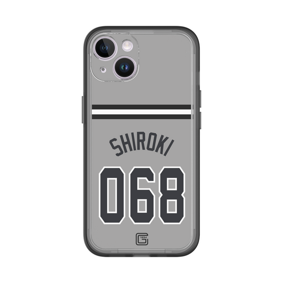 スリムプロテクションプレミアムケース［ 読売ジャイアンツ - #068 SHIROKI - ビジター ］