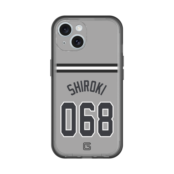 スリムプロテクションプレミアムケース［ 読売ジャイアンツ - #068 SHIROKI - ビジター ］