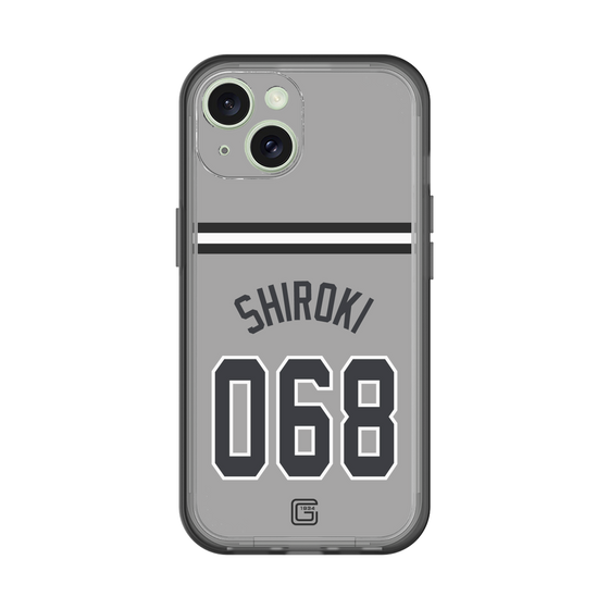 スリムプロテクションプレミアムケース［ 読売ジャイアンツ - #068 SHIROKI - ビジター ］