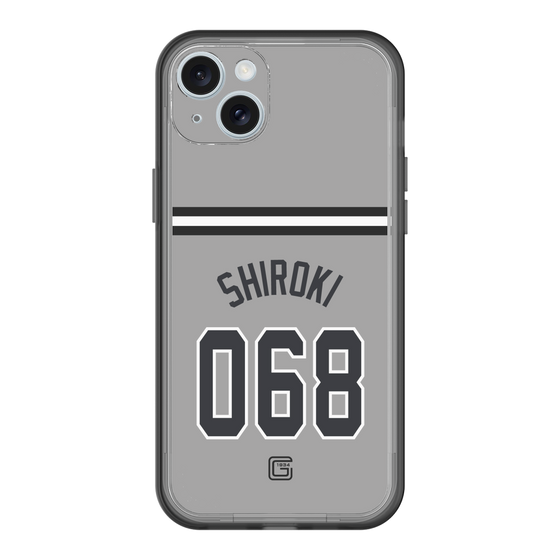 スリムプロテクションプレミアムケース［ 読売ジャイアンツ - #068 SHIROKI - ビジター ］