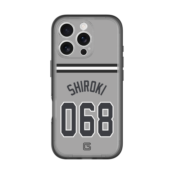 スリムプロテクションプレミアムケース［ 読売ジャイアンツ - #068 SHIROKI - ビジター ］