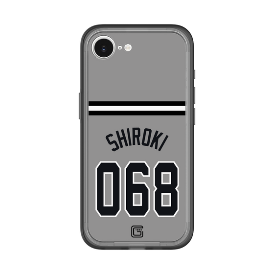 スリムプロテクションプレミアムケース［ 読売ジャイアンツ - #068 SHIROKI - ビジター ］