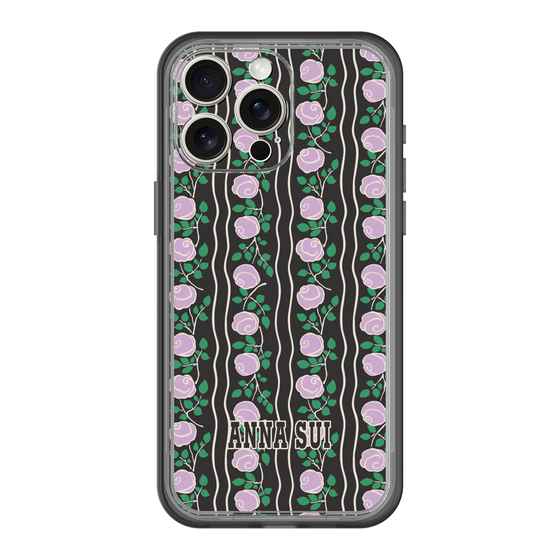 スリムプロテクションプレミアムケース［ ANNA SUI - ROSE STRIPE ］