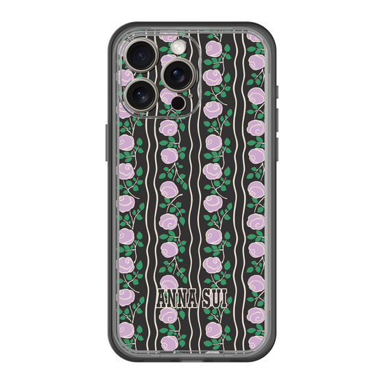 スリムプロテクションプレミアムケース［ ANNA SUI - ROSE STRIPE ］