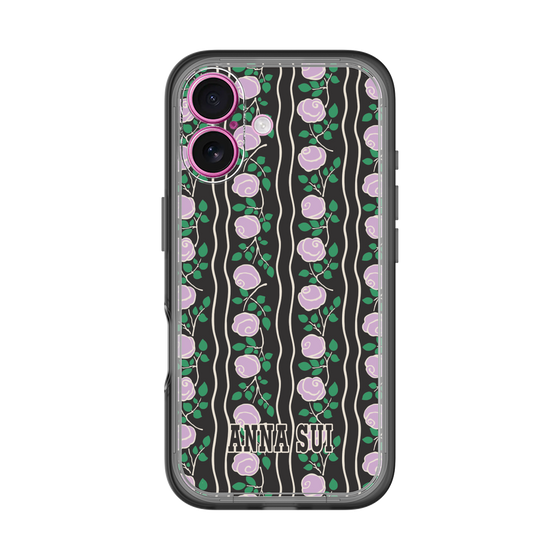 スリムプロテクションプレミアムケース［ ANNA SUI - ROSE STRIPE ］