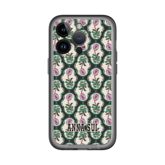 スリムプロテクションプレミアムケース［ ANNA SUI - ROSE CAMEO ］