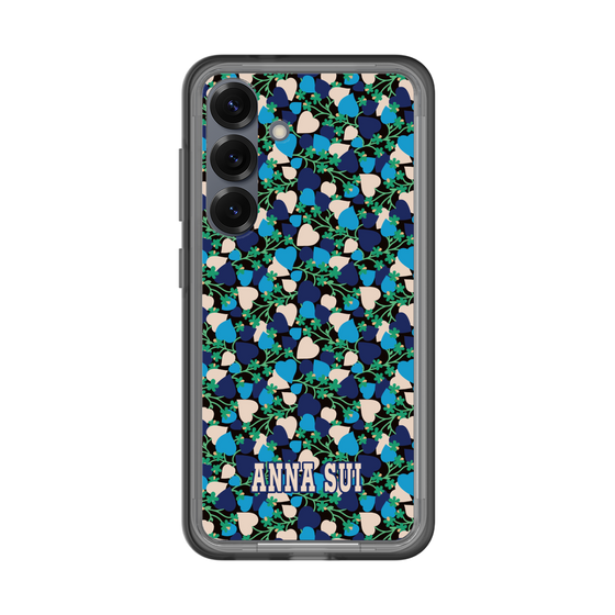 スリムプロテクションプレミアムケース［ ANNA SUI - HEARTS VINE - BLUE ］