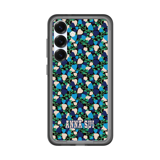 スリムプロテクションプレミアムケース［ ANNA SUI - HEARTS VINE - BLUE ］