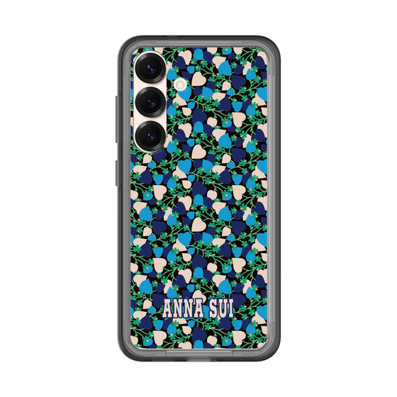 スリムプロテクションプレミアムケース［ ANNA SUI - HEARTS VINE - BLUE ］